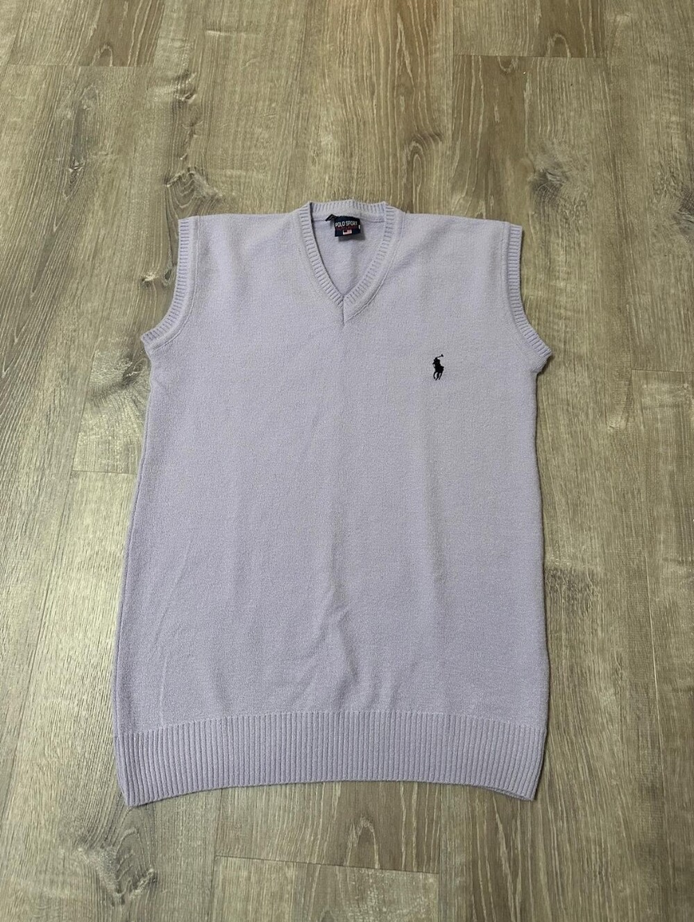 Polo by Ralph Lauren Light Lilac V‑Neck Sweater Vest
